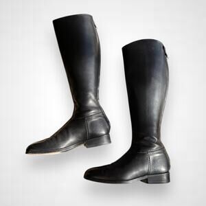 Alberto Fasciani black Leather riding boots 36 1/2